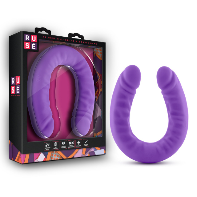 Ruse - 18" Double Dong - SILICONE 