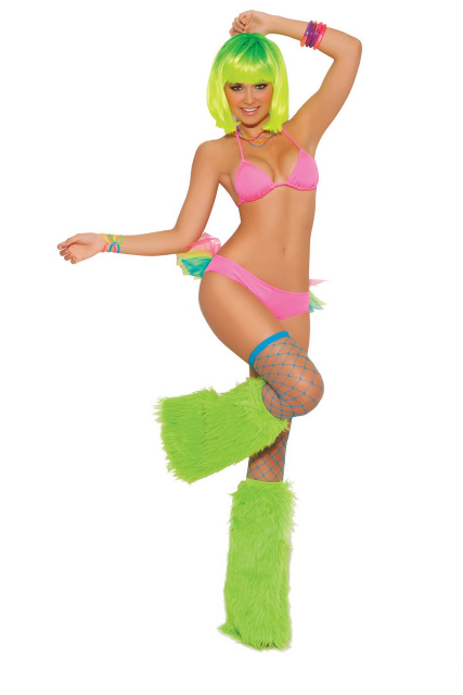 Neon Nites - Tutu Bikini Set