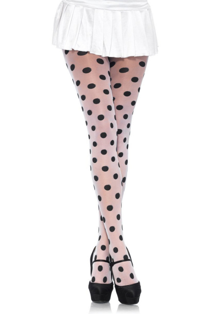 Spandex Polka Dot Pantyhose