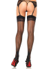 Spandex Cuban Heel Stockings w/ Backseam